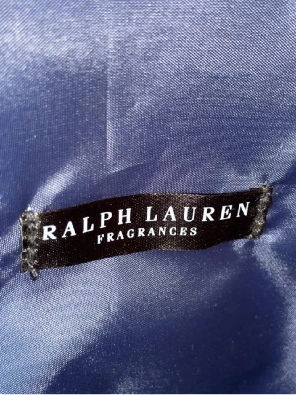 Polo Ralph Lauren-Canvas ,20”x12”x8”, Weekender Duffle Bag - Navy/Purple,GUC